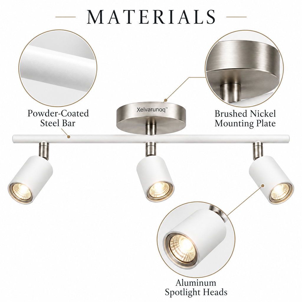 Xelvarunoq™ Axis 3-Light Adjustable Ceiling Spotlight