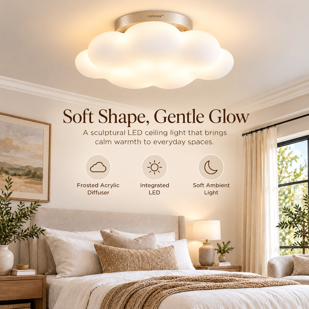 Xelvarunoq™ Nimbus Cloud LED Ceiling Light