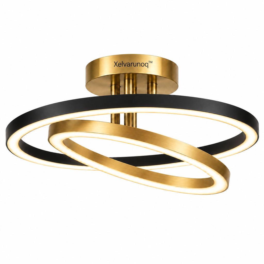 Xelvarunoq™ Halo Ring LED Flush Mount
