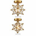 Xelvarunoq™ Celestia Star Glass Ceiling Light