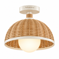 Xelvarunoq™ Isla Woven Rattan Ceiling Light