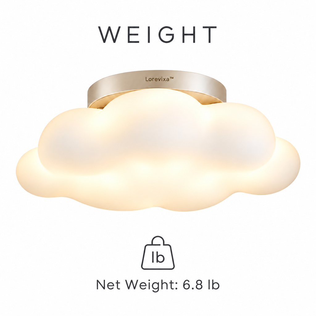Xelvarunoq™ Nimbus Cloud LED Ceiling Light